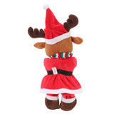 Electric Music Christmas Toy Doll 8 Songs Continuous Play Dancing Singing Glowing Swinging Plush Toy for Kids Adults Christmas Elk - Extra Image