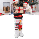 Electric Music Christmas Toy Doll 8 Songs Continuous Play Dancing Singing Glowing Swinging Plush Toy for Kids Adults Christmas Snowman