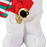 Electric Music Christmas Toy Doll 8 Songs Continuous Play Dancing Singing Glowing Swinging Plush Toy for Kids Adults Christmas Snowman