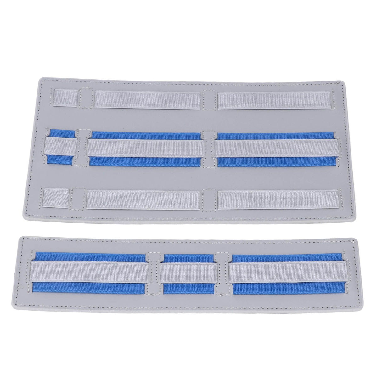 Portable Electronic Plywood Organizer Attachable to Laptop Notebook Cable Wireless Mouse Gray
