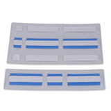 Portable Electronic Plywood Organizer Attachable to Laptop Notebook Cable Wireless Mouse Gray