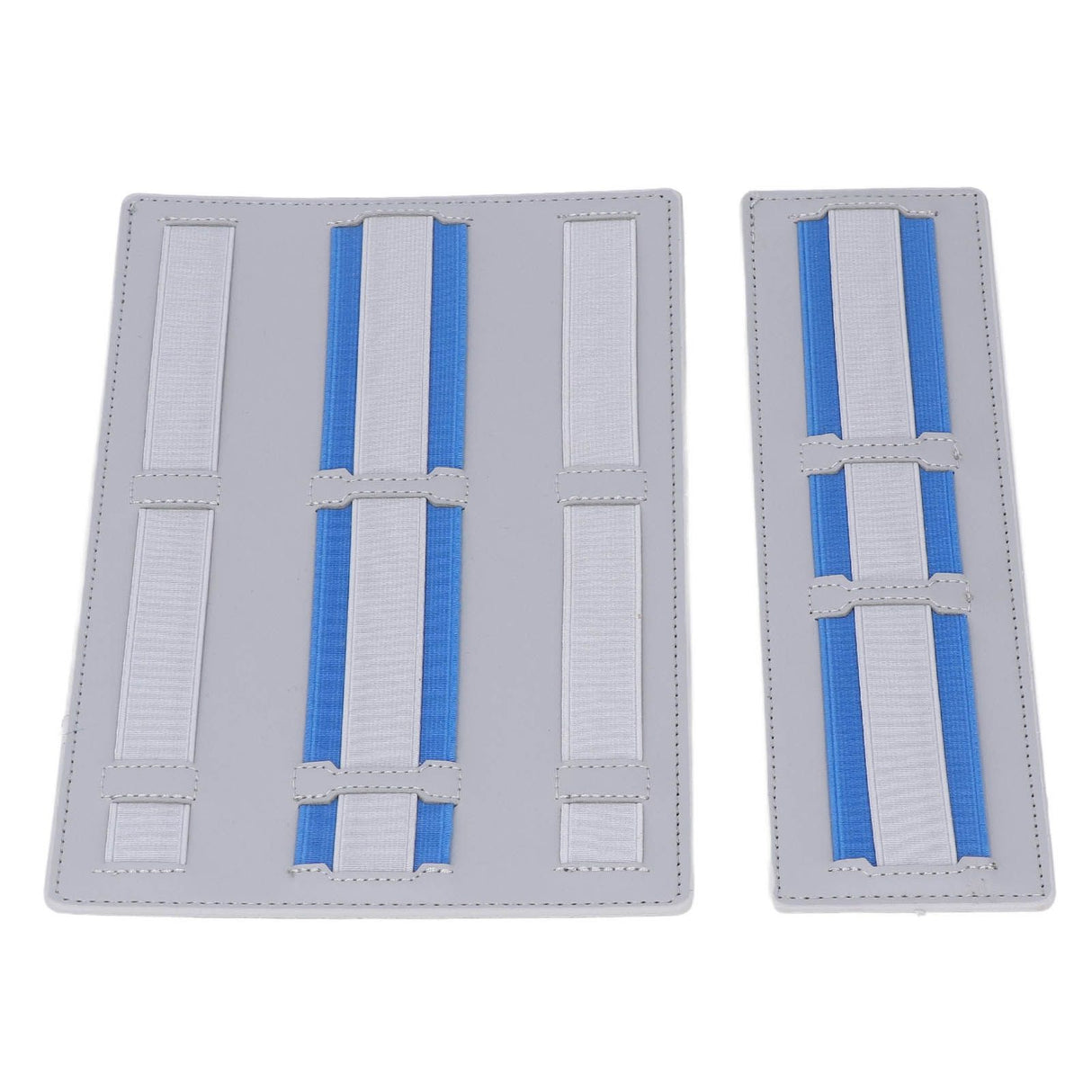 Portable Electronic Plywood Organizer Attachable to Laptop Notebook Cable Wireless Mouse Gray
