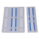 Portable Electronic Plywood Organizer Attachable to Laptop Notebook Cable Wireless Mouse Gray