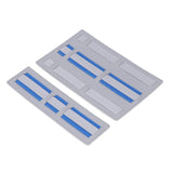 Portable Electronic Plywood Organizer Attachable to Laptop Notebook Cable Wireless Mouse Gray