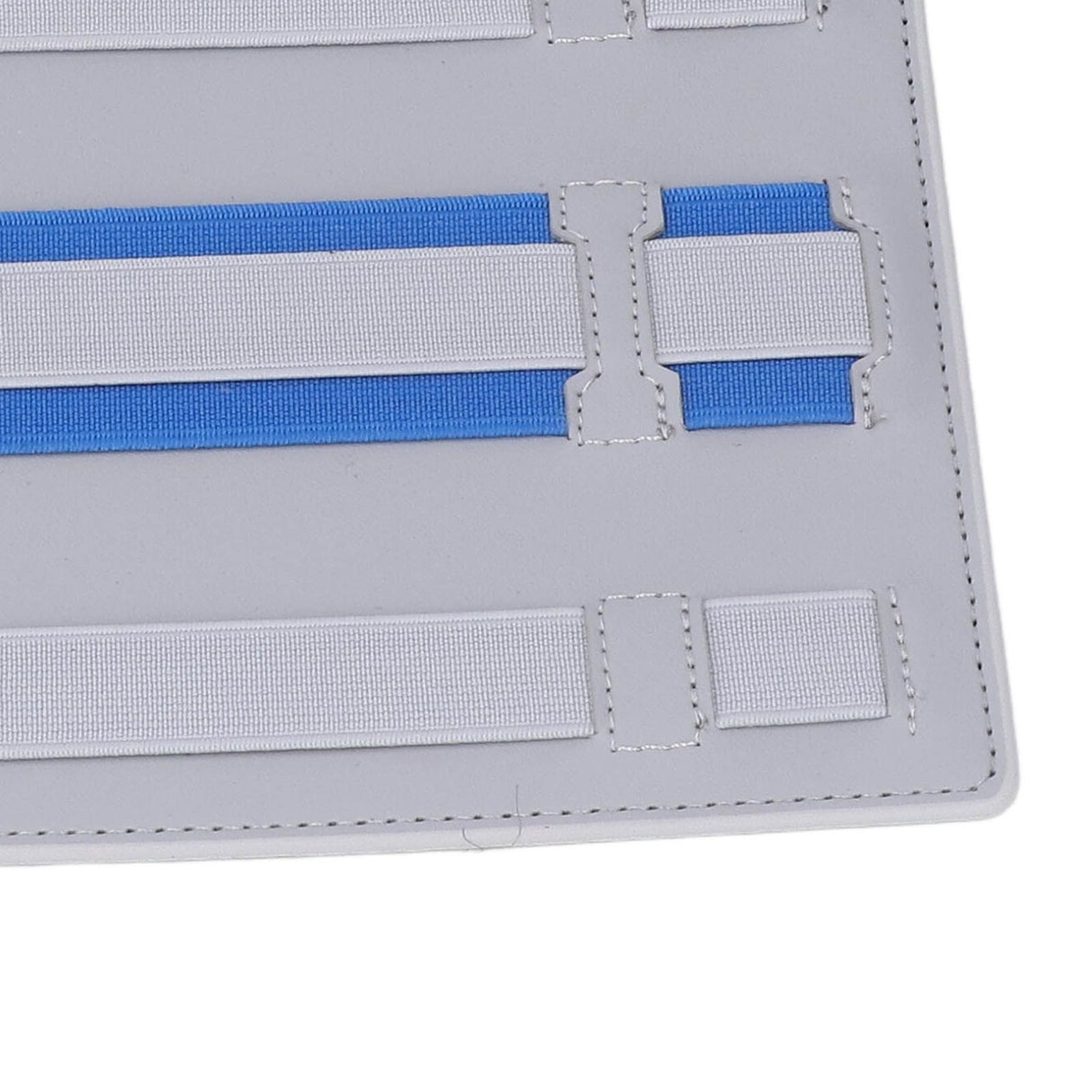 Portable Electronic Plywood Organizer Attachable to Laptop Notebook Cable Wireless Mouse Gray