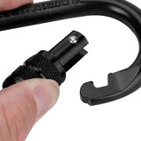 2Pcs Carabiner Alloy Steel O shaped Security Buckle for Hammock Outdoor Climbing Mountaineering - Extra Image