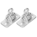 2Set Swing Hanger Iron Suspension Hammock Hanging Chair Hook Fixed Plate Accessories - Side View