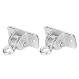 2Set Swing Hanger Iron Suspension Hammock Hanging Chair Hook Fixed Plate Accessories - 45-Degree Angle