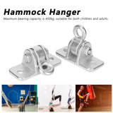 2Set Swing Hanger Iron Suspension Hammock Hanging Chair Hook Fixed Plate Accessories