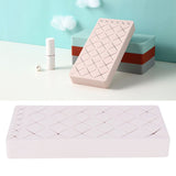 24 Slots Silicone Lipstick Organizer Makeup Cosmetics Holder Storage Box Display StandPink