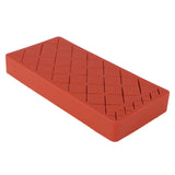 24 Slots Silicone Lipstick Organizer Makeup Cosmetics Holder Storage Box Display StandRed - Front View