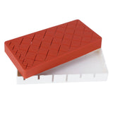 24 Slots Silicone Lipstick Organizer Makeup Cosmetics Holder Storage Box Display StandRed