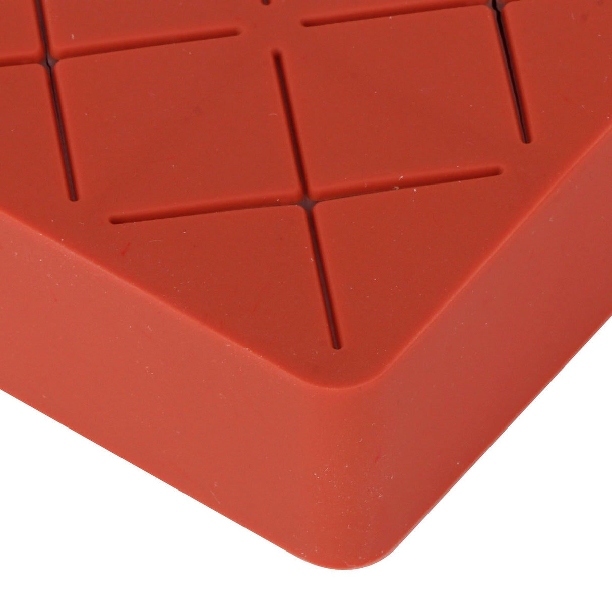 24 Slots Silicone Lipstick Organizer Makeup Cosmetics Holder Storage Box Display StandRed