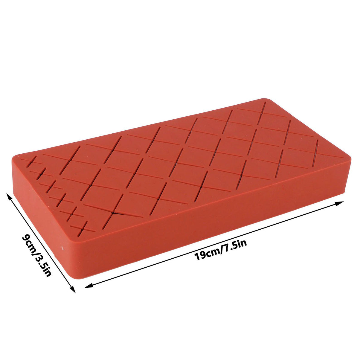 24 Slots Silicone Lipstick Organizer Makeup Cosmetics Holder Storage Box Display StandRed