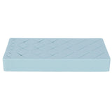 24 Slots Silicone Lipstick Organizer Makeup Cosmetics Holder Storage Box Display StandBlue