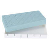 24 Slots Silicone Lipstick Organizer Makeup Cosmetics Holder Storage Box Display StandBlue