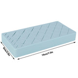 24 Slots Silicone Lipstick Organizer Makeup Cosmetics Holder Storage Box Display StandBlue