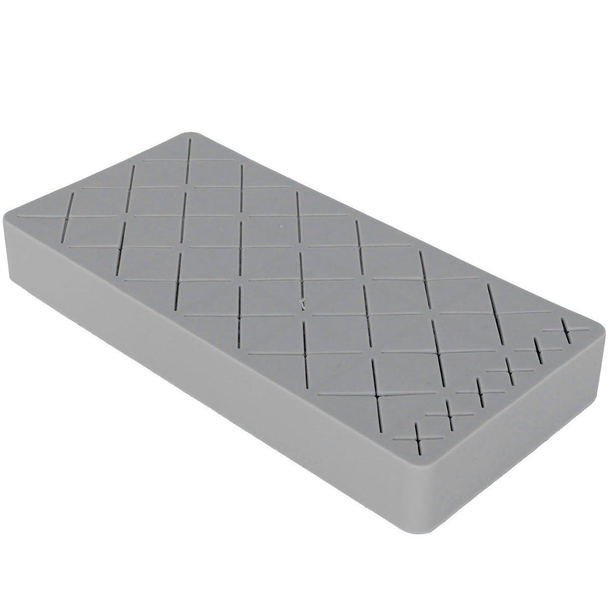 24 Slots Silicone Lipstick Organizer Makeup Cosmetics Holder Storage Box Display StandGray