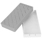 24 Slots Silicone Lipstick Organizer Makeup Cosmetics Holder Storage Box Display StandGray
