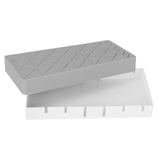 24 Slots Silicone Lipstick Organizer Makeup Cosmetics Holder Storage Box Display StandGray