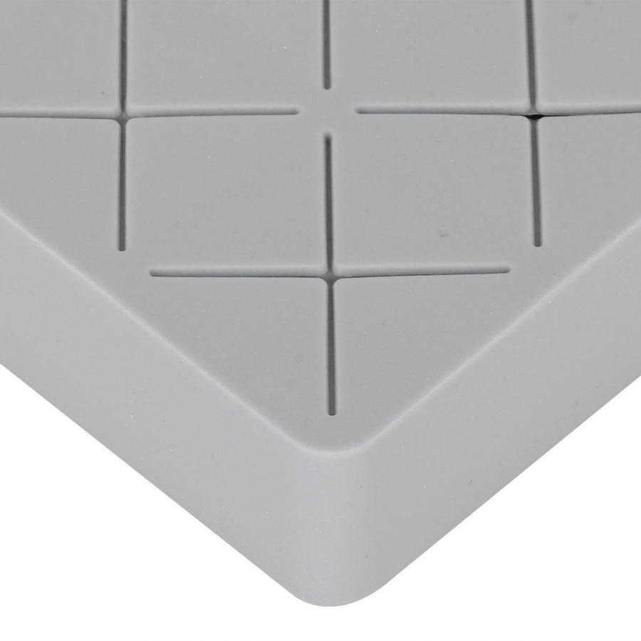 24 Slots Silicone Lipstick Organizer Makeup Cosmetics Holder Storage Box Display StandGray