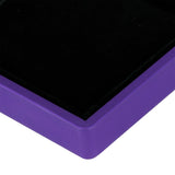 LED Jewelry Display Pendant Necklace Gift Box Ring Case Engagement Wedding SupplyPurple