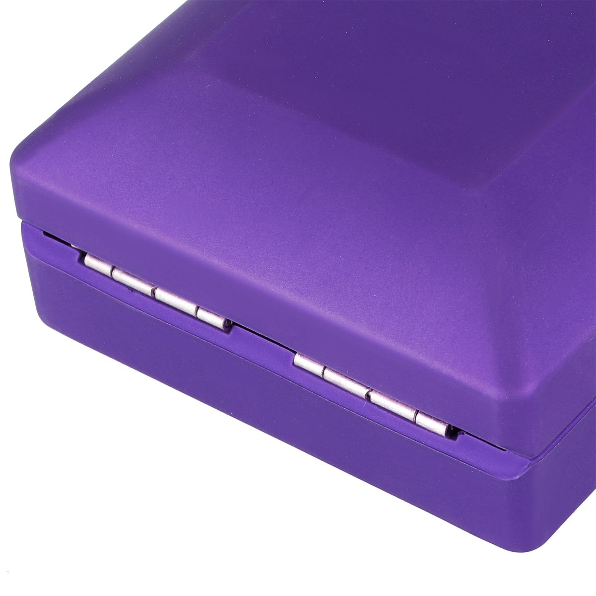 LED Jewelry Display Pendant Necklace Gift Box Ring Case Engagement Wedding SupplyPurple