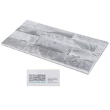 12Pcs PVC Tile Sticker Waterproof Self Adhesive Bathroom Kitchen Living Room Decor Floor Decal(KIT043 )
