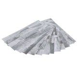 12Pcs PVC Tile Sticker Waterproof Self Adhesive Bathroom Kitchen Living Room Decor Floor Decal(KIT043 ) - Top-Down View