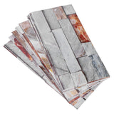 12Pcs PVC Tile Sticker Waterproof Self Adhesive Bathroom Kitchen Living Room Decor Floor Decal(KIT046 )