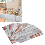 12Pcs PVC Tile Sticker Waterproof Self Adhesive Bathroom Kitchen Living Room Decor Floor Decal(KIT046 )