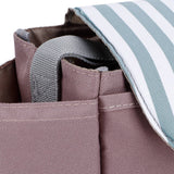 Baby Stroller Hanging Bag Organizer Universal Cup Holder Storage Bag Strollers AccessoryGreen Stripe