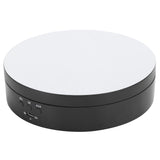 3 Speeds Electric Rotating Display Stand 360 Degree Turntable Jewelry Holder USB ChargingBlack - Front View
