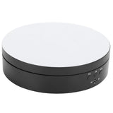 3 Speeds Electric Rotating Display Stand 360 Degree Turntable Jewelry Holder USB ChargingBlack