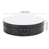 3 Speeds Electric Rotating Display Stand 360 Degree Turntable Jewelry Holder USB ChargingBlack - Extra Image