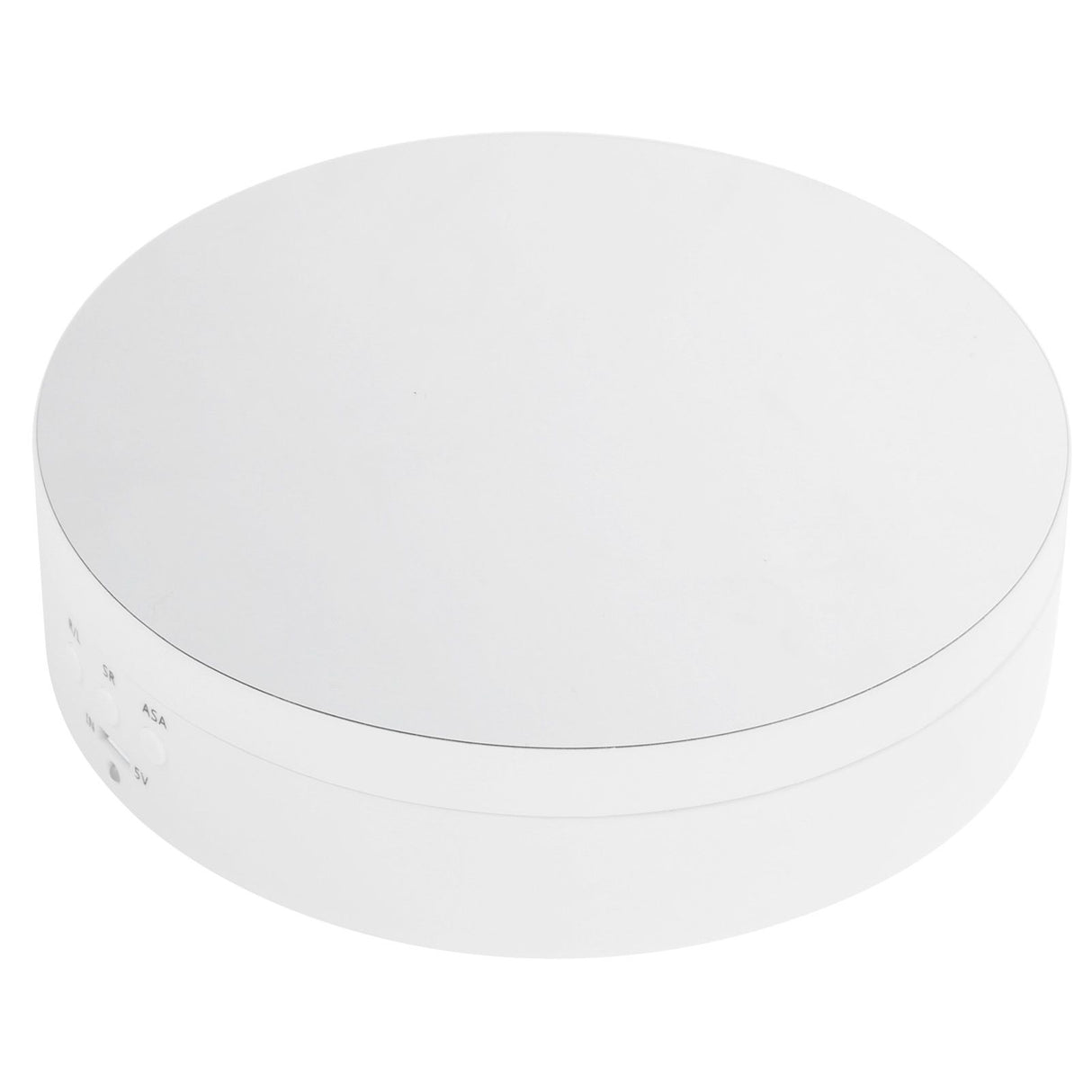 3 Speeds Electric Rotating Display Stand 360 Degree Turntable Jewelry Holder USB ChargingWhite
