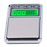Electronic Jewelry Scale Pocket Digital Carat Scales with Green Backlight LCD Display0.01/200G - Rear View