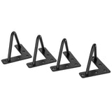 4Pcs Wrought Iron Table Leg U-Shaped Desk Support Legs Furniture Hardware AccessoriesS