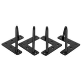 4Pcs Wrought Iron Table Leg U-Shaped Desk Support Legs Furniture Hardware AccessoriesS
