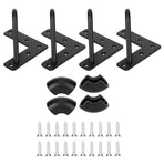4Pcs Wrought Iron Table Leg U-Shaped Desk Support Legs Furniture Hardware AccessoriesS + Accessories