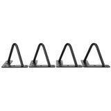 4Pcs Wrought Iron Table Leg U-Shaped Desk Support Legs Furniture Hardware AccessoriesS + Accessories - Top-Down View