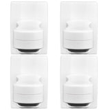 4Pcs Door Handle Child Safety Lock Baby Protector for Cabinet Wardrobe Drawer Window - Close-Up Angle