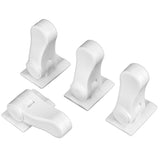 4Pcs Door Handle Child Safety Lock Baby Protector for Cabinet Wardrobe Drawer Window - Low Angle