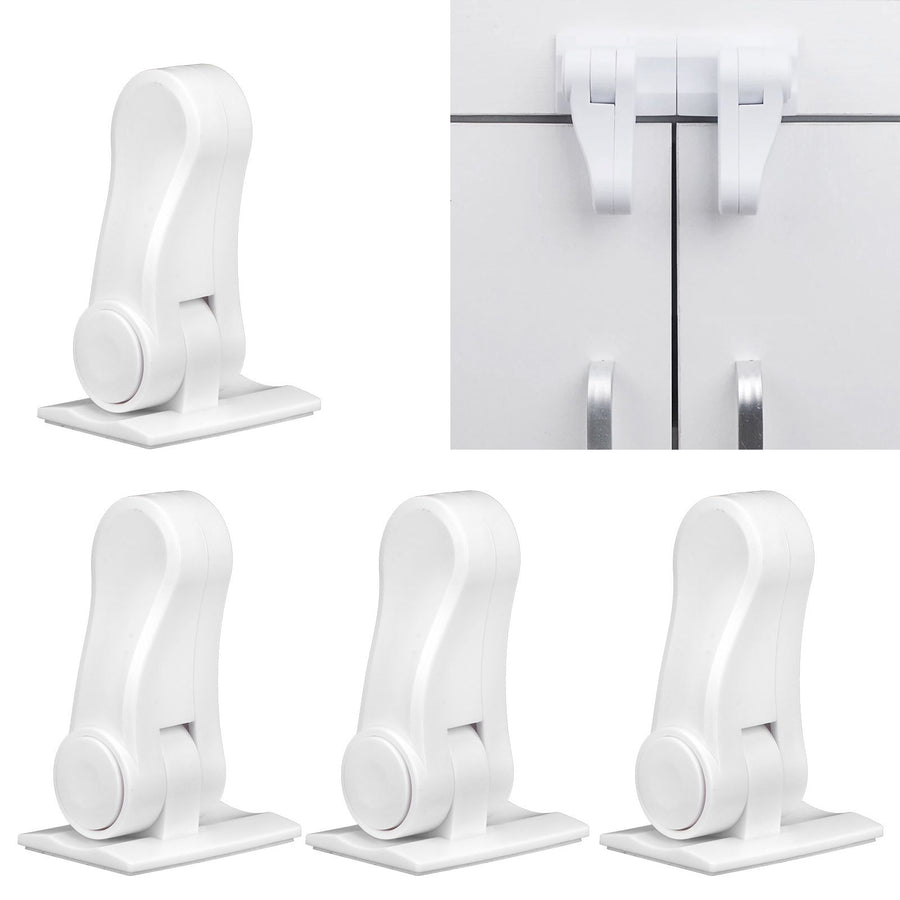 4Pcs Door Handle Child Safety Lock Baby Protector for Cabinet Wardrobe Drawer Window