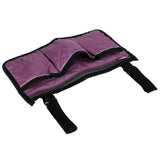 Multifunctional Wheelchair Side Hanging Bag Office Chair Storage Bag Armrest Pouch OrganizerPurple