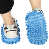 10Pcs Chenille Mop Slippers Multifunction Floor Cleaning Shoes Dust Cleaner AccessoryBlue - Extra Image