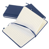 3Pcs PU A6 Business Notepad Hardcover Strap Notebook Diary Stationery Office School SuppliesBlue