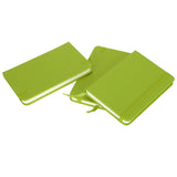 3Pcs PU A6 Business Notepad Hardcover Strap Notebook Diary Stationery Office School SuppliesGreen
