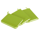 3Pcs PU A6 Business Notepad Hardcover Strap Notebook Diary Stationery Office School SuppliesGreen - Close-Up Angle