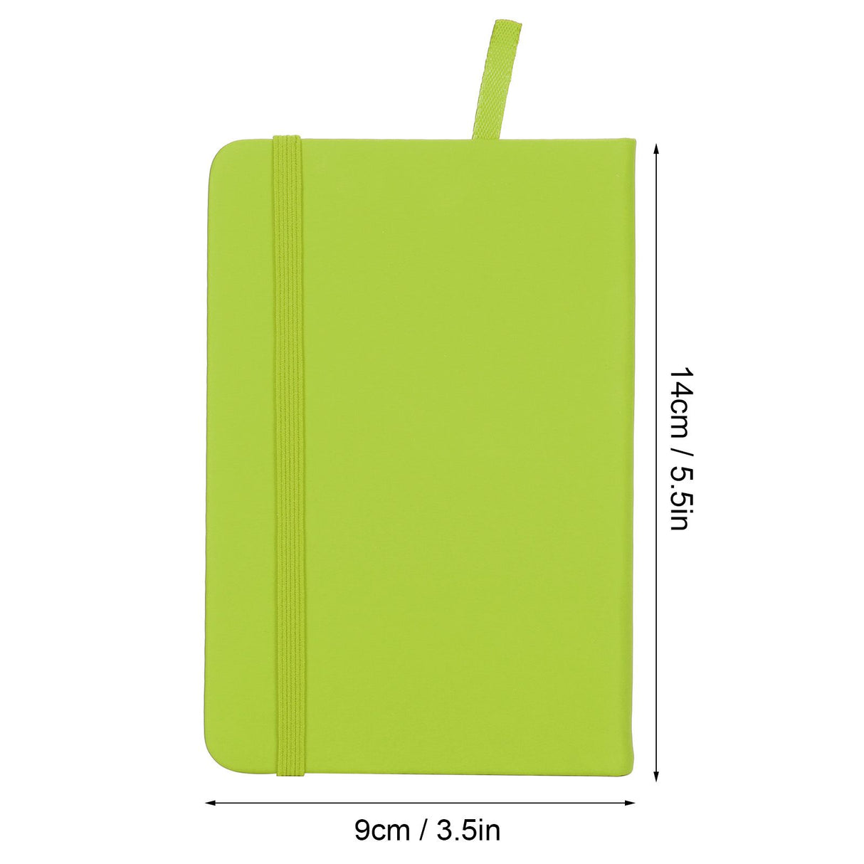 3Pcs PU A6 Business Notepad Hardcover Strap Notebook Diary Stationery Office School SuppliesGreen